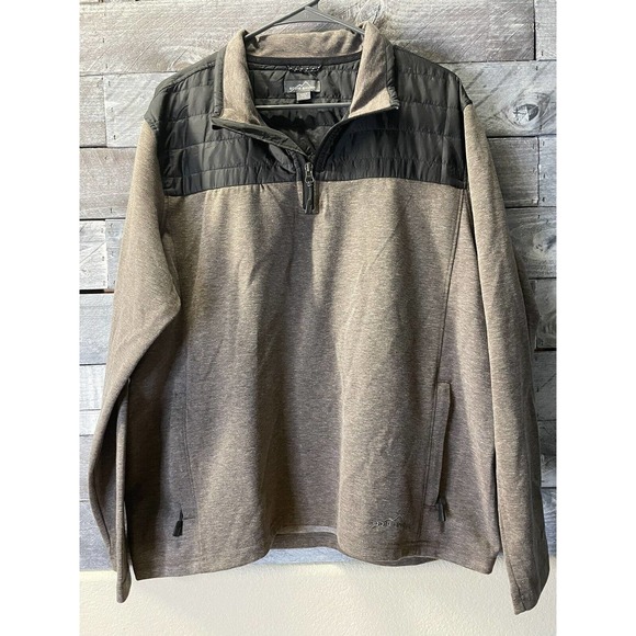 Eddie‎ Bauer Men’s XL Lightweight Quater Zip Jacket Sweater - Picture 1 of 10